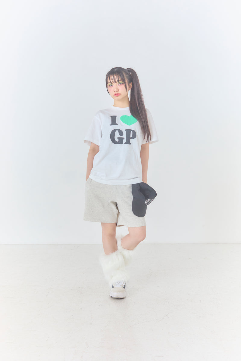 I ♡ GANG PARADE T-Shirts+Short Pants SET (LIGHT GREEN)