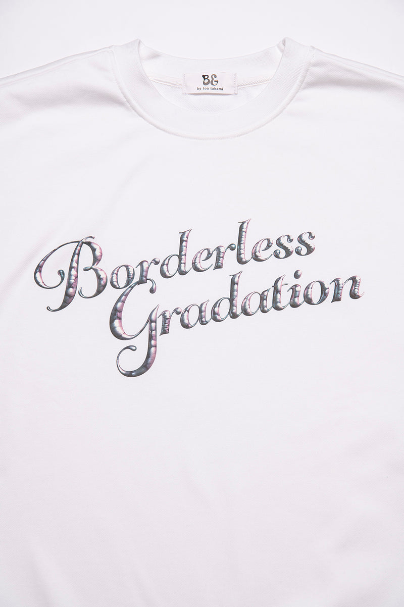 BORDERLESS GRADATION LOGO PULLOVER