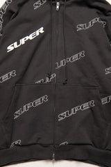 SUPER PATTERN ZIP HOODIE