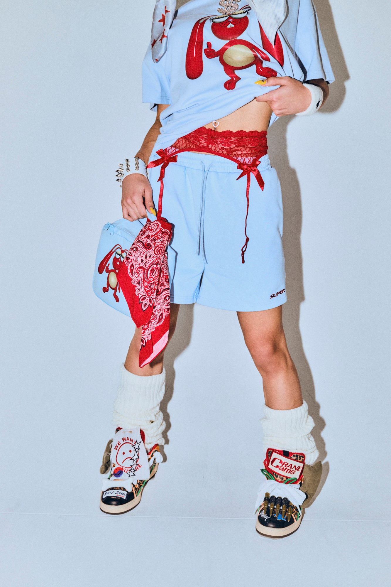 SUPER LOGO SHORT PANTS