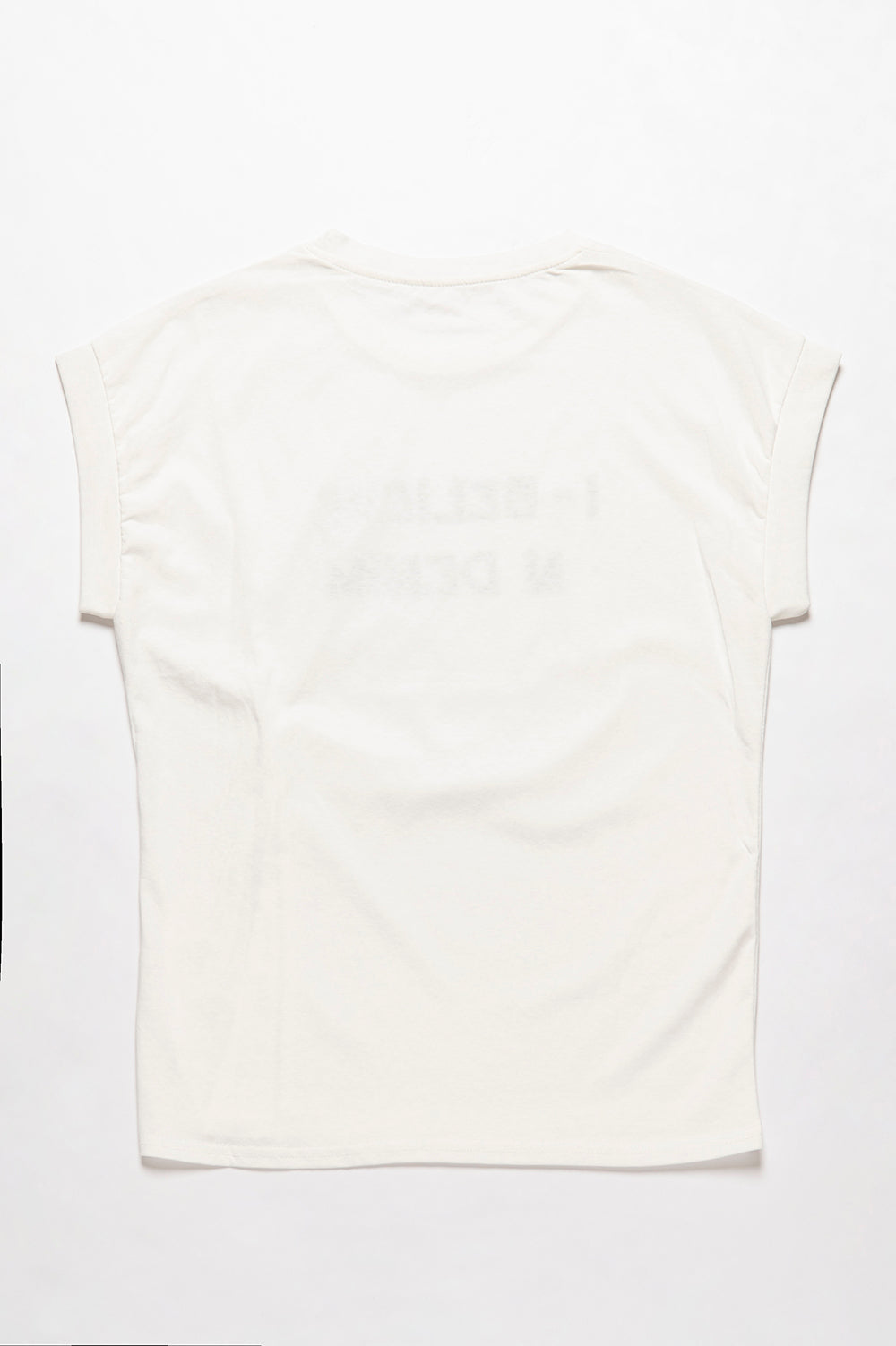 タックデザインロゴTシャツ