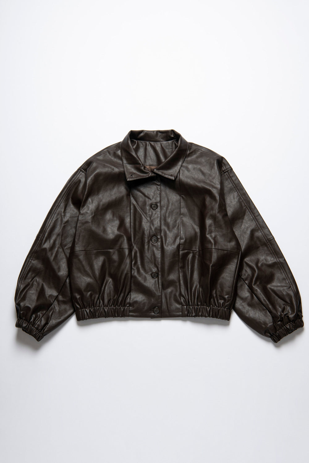 フェイクレザーオーバーサイズジャケット