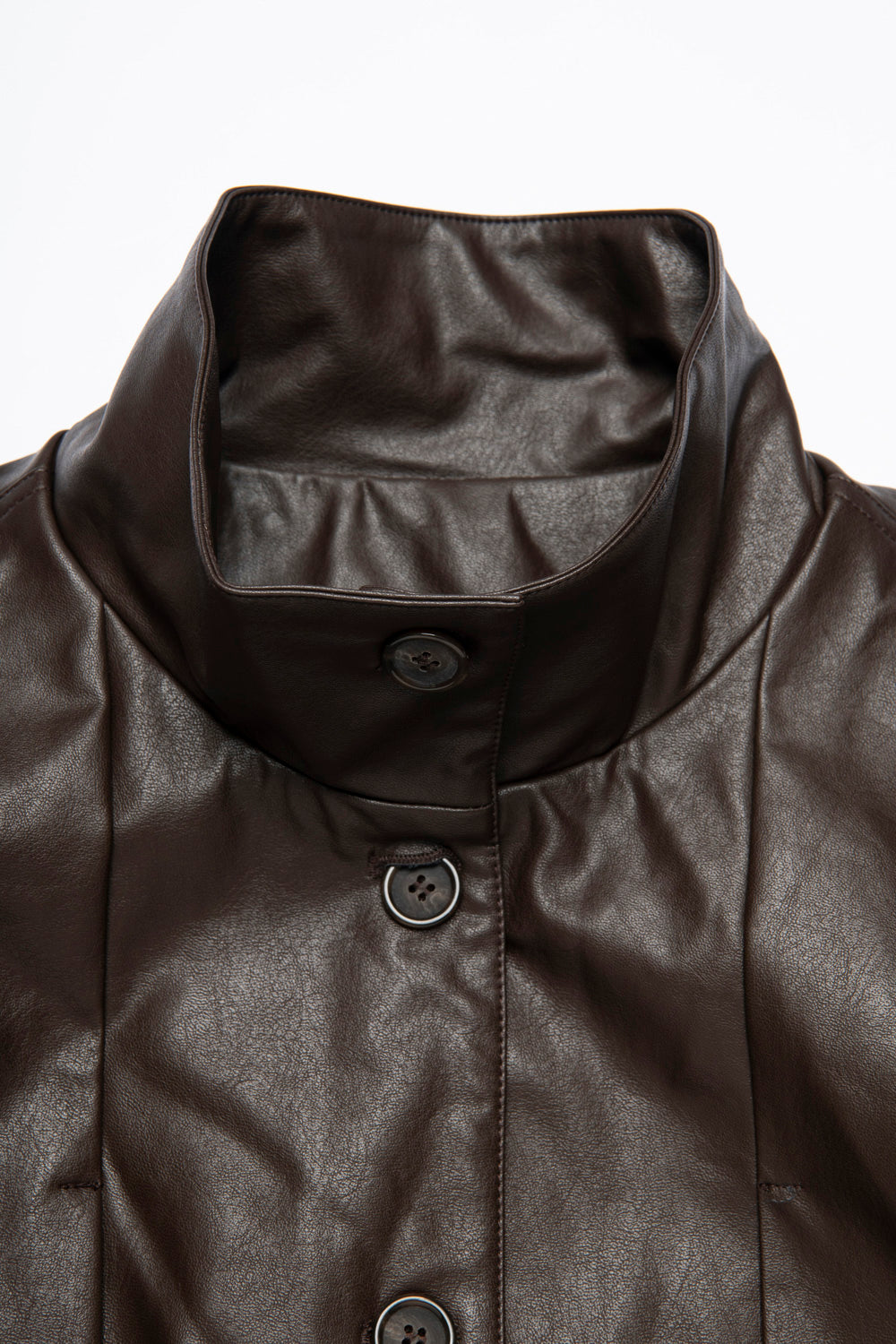 フェイクレザーオーバーサイズジャケット