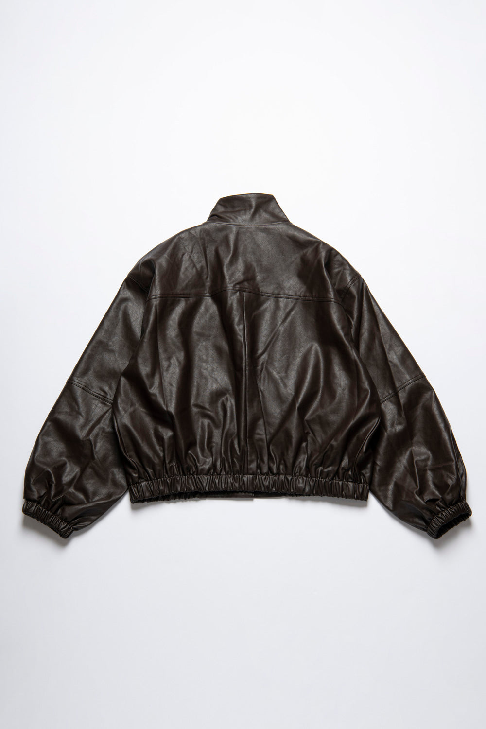 フェイクレザーオーバーサイズジャケット