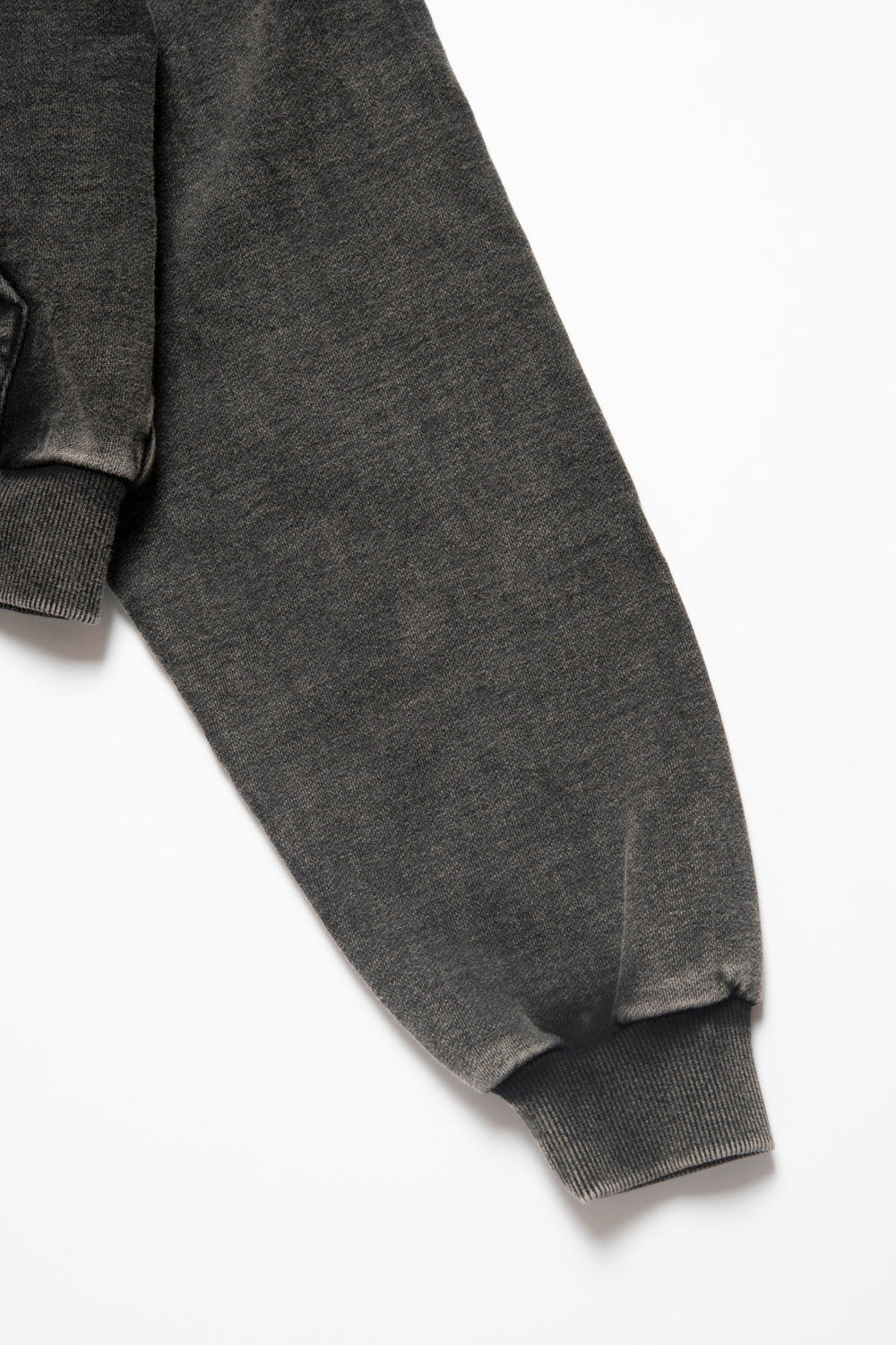 SHORT ZIP FADE HOODIE