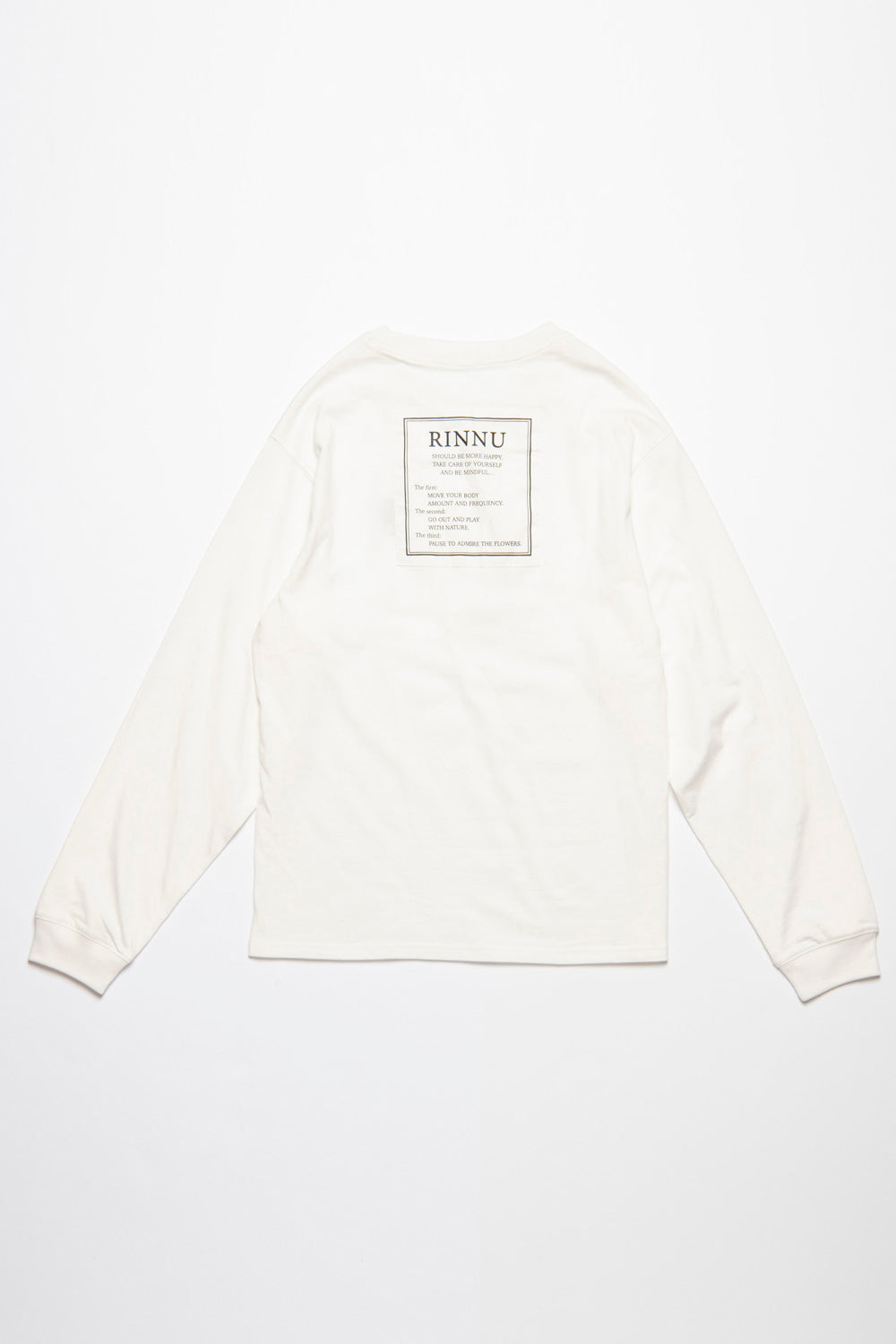 ボックスロゴバックデザインロンTee