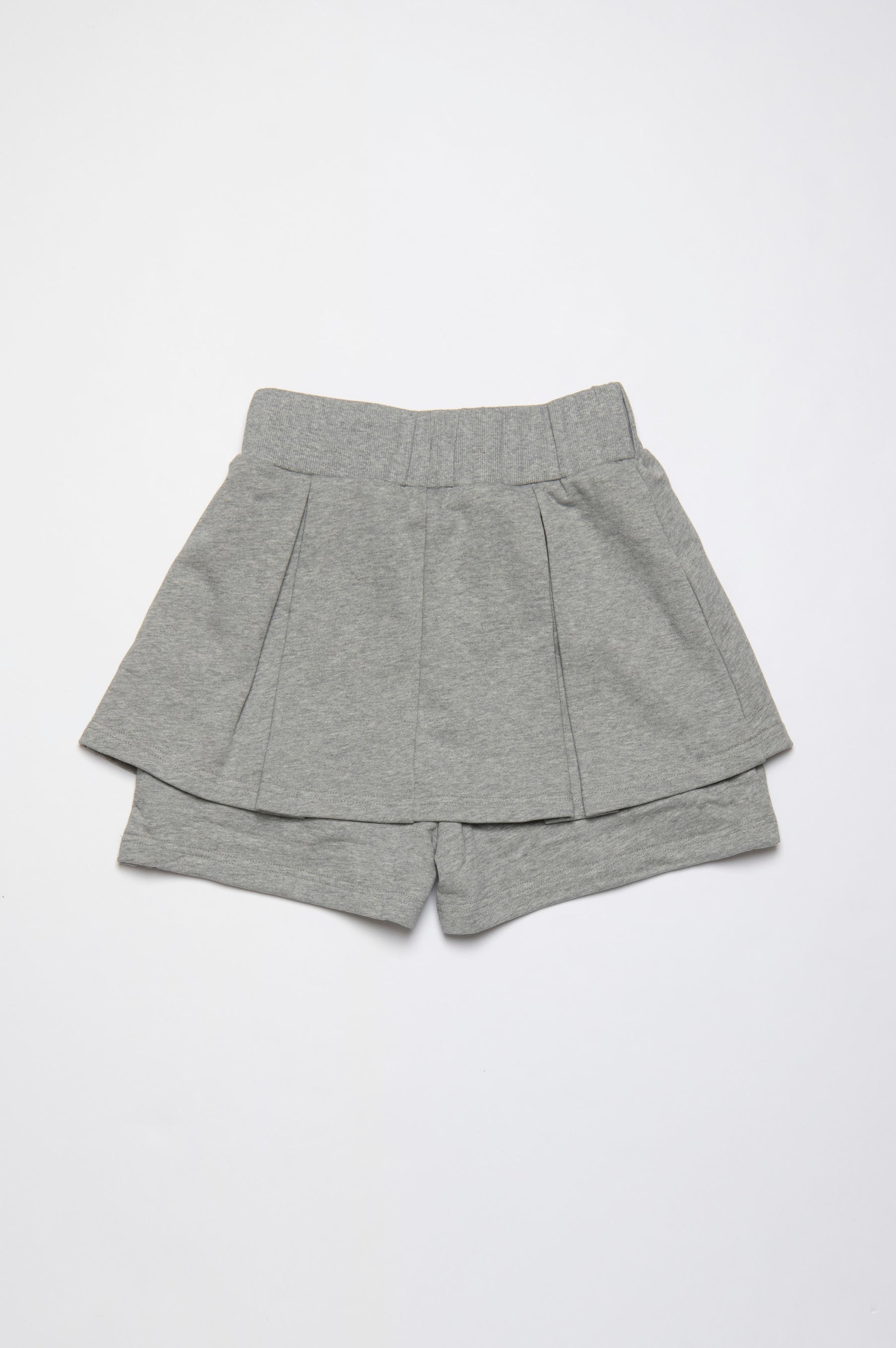 ドローストリング スウェット ショートパンツ グレー swag RNスウェットスカートライクショートパンツ