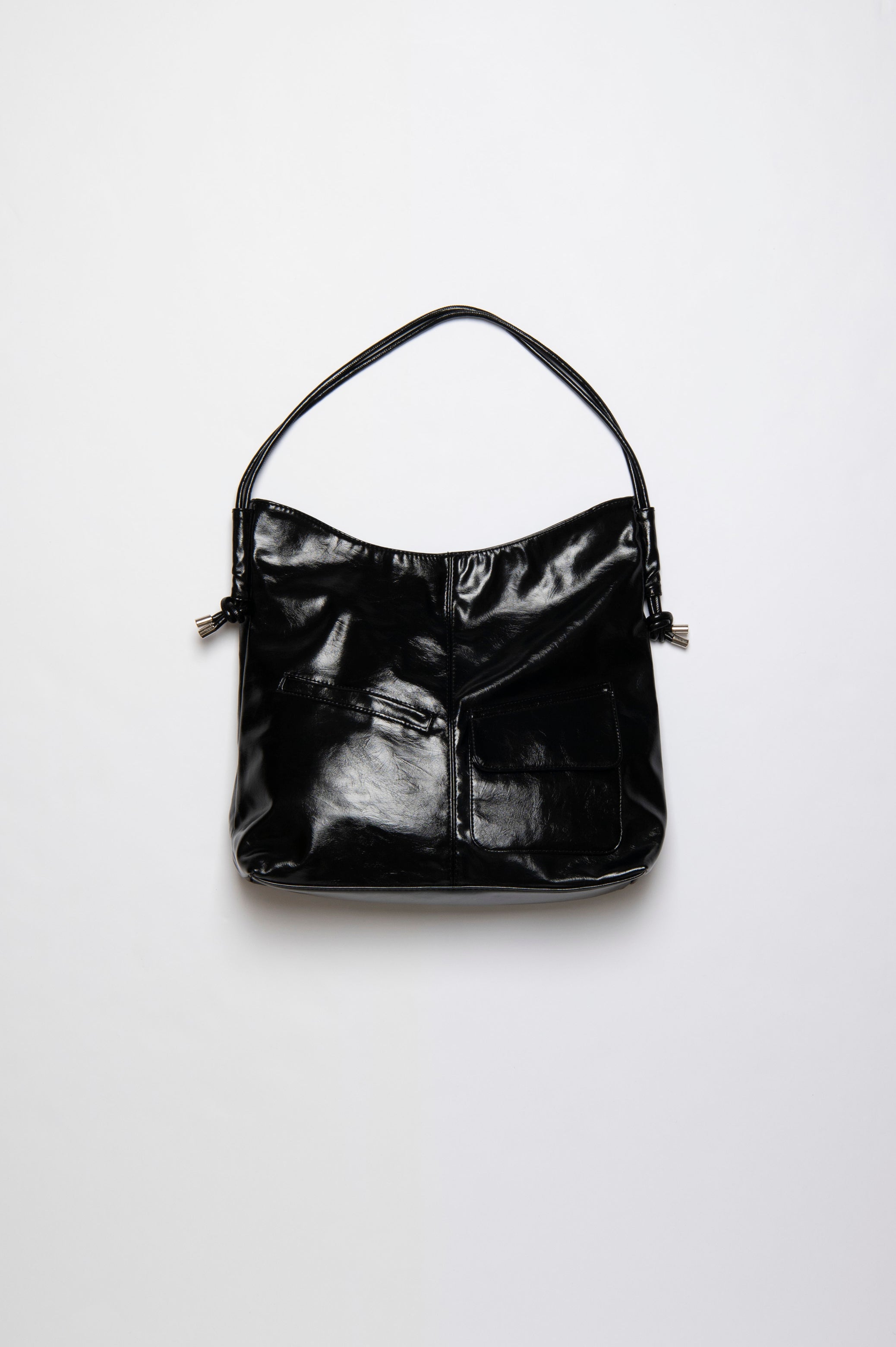 ソフトフェイクレザーアウトポケットBAG