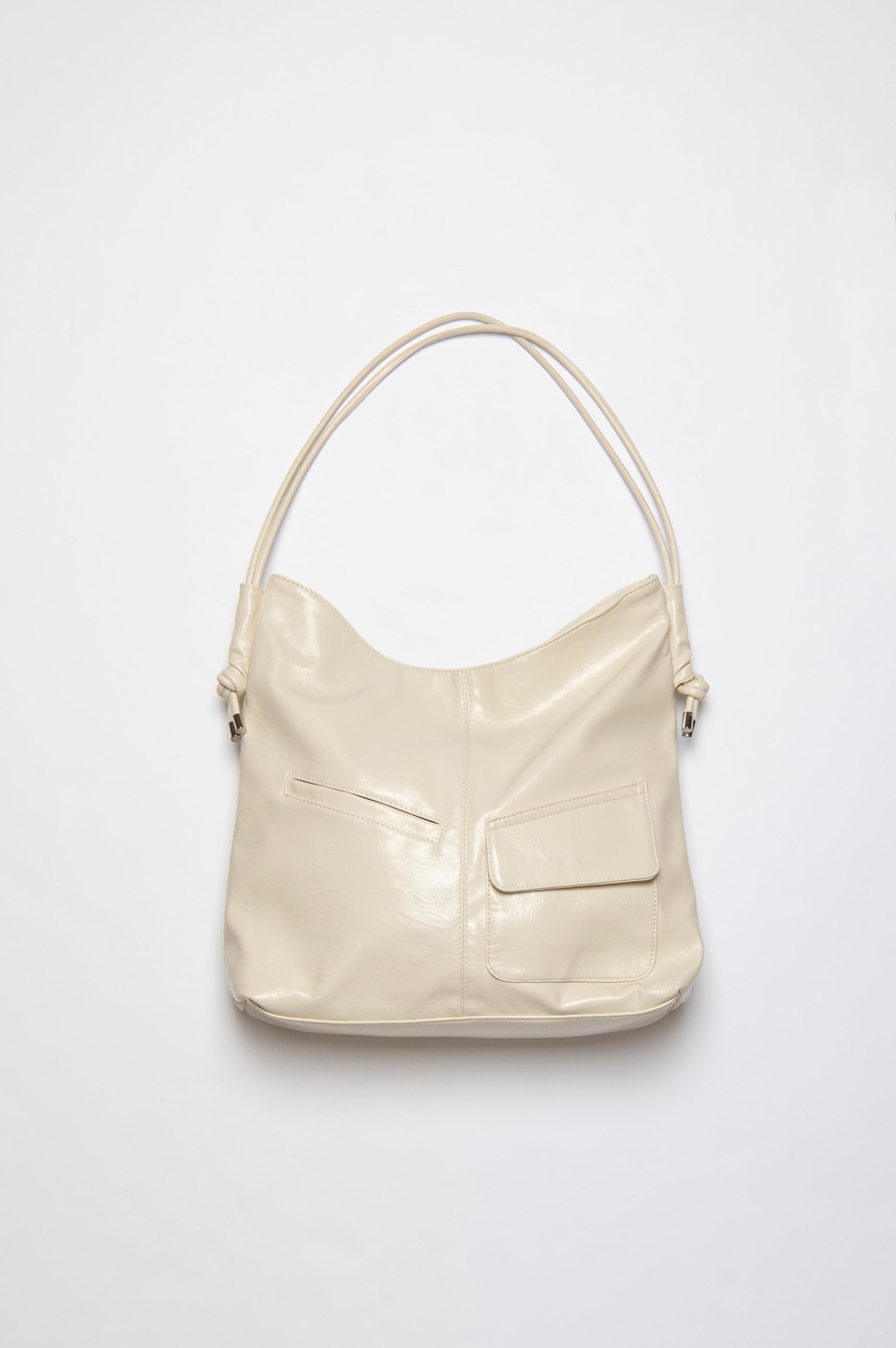 ソフトフェイクレザーアウトポケットBAG