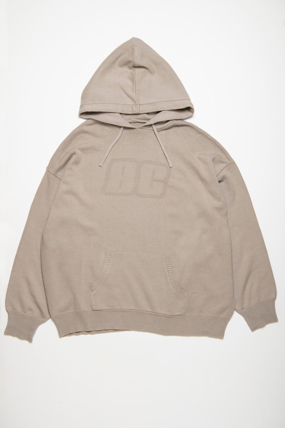 BG LOGO KNIT HOODIE