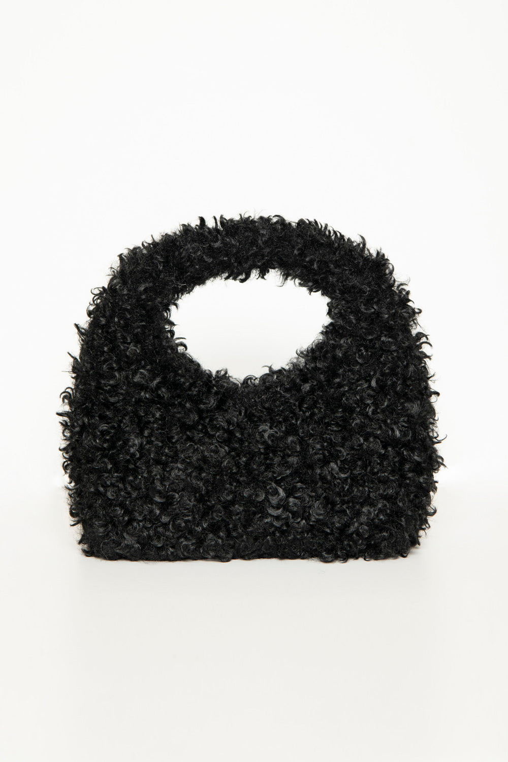 プードルファーショルダーバッグ