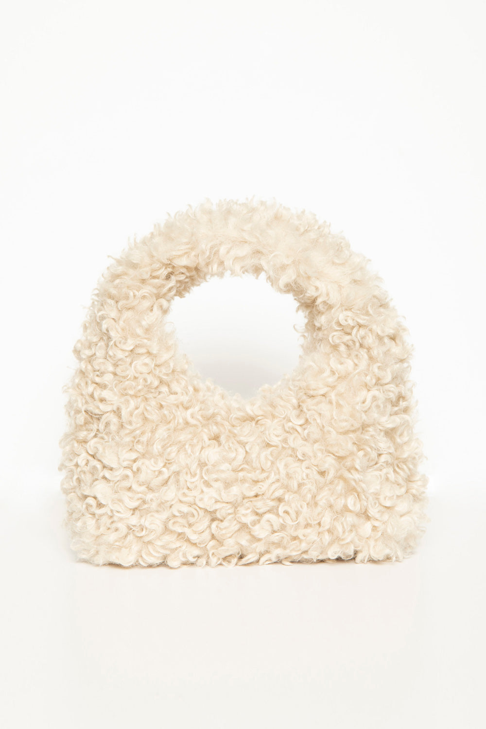 プードルファーショルダーバッグ