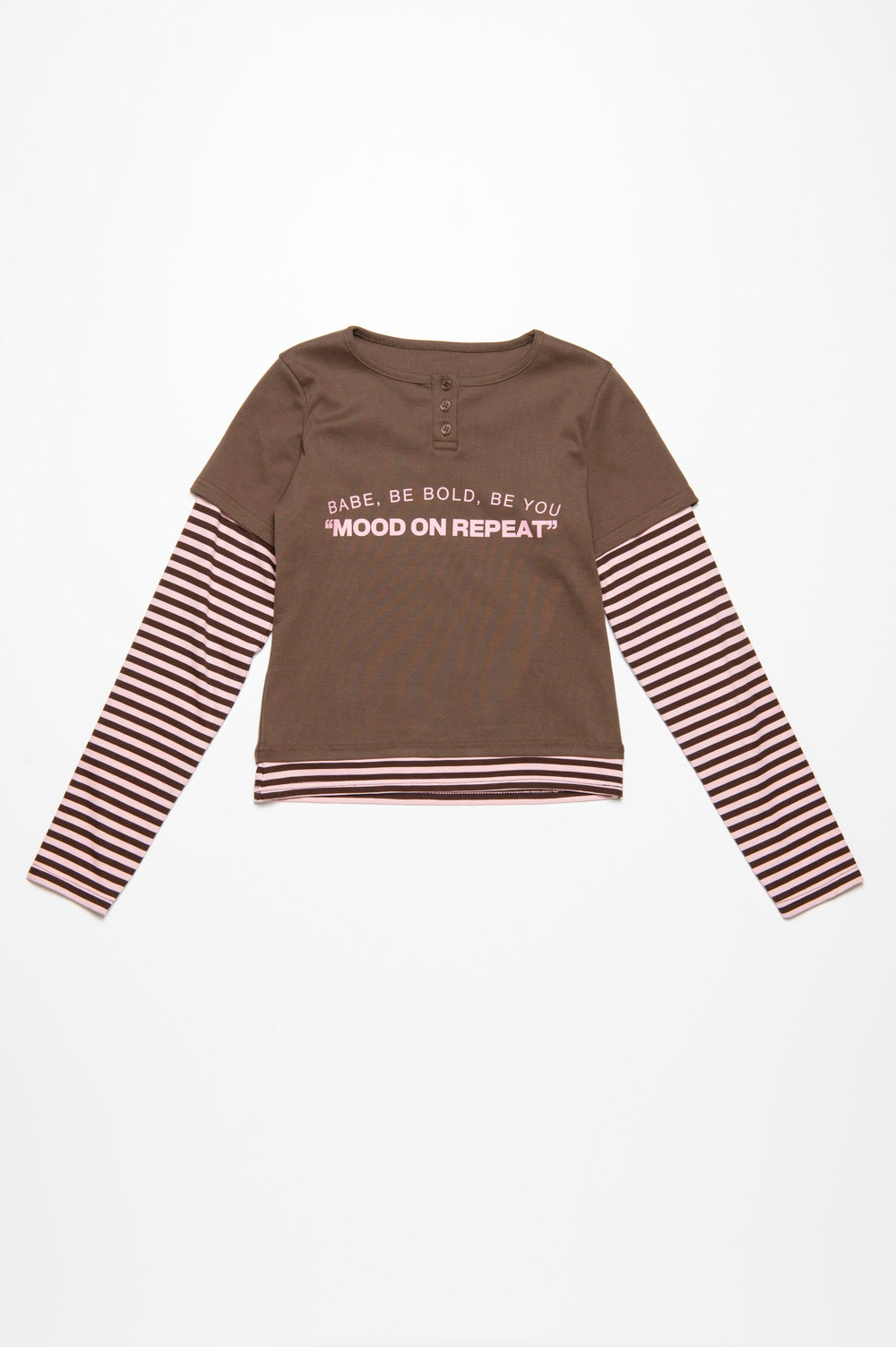 FAKE LAYERED L/S TEE