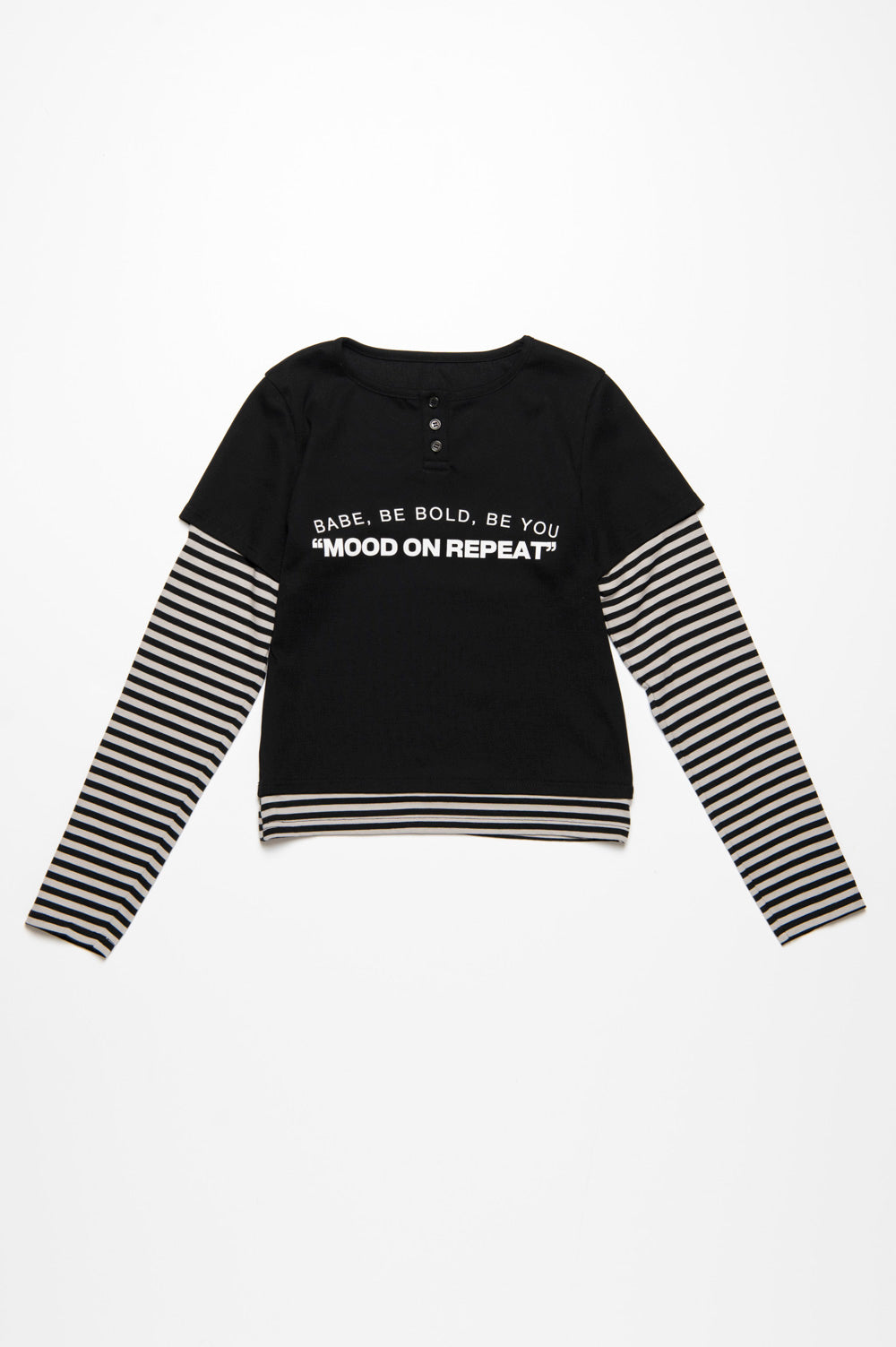 FAKE LAYERED L/S TEE