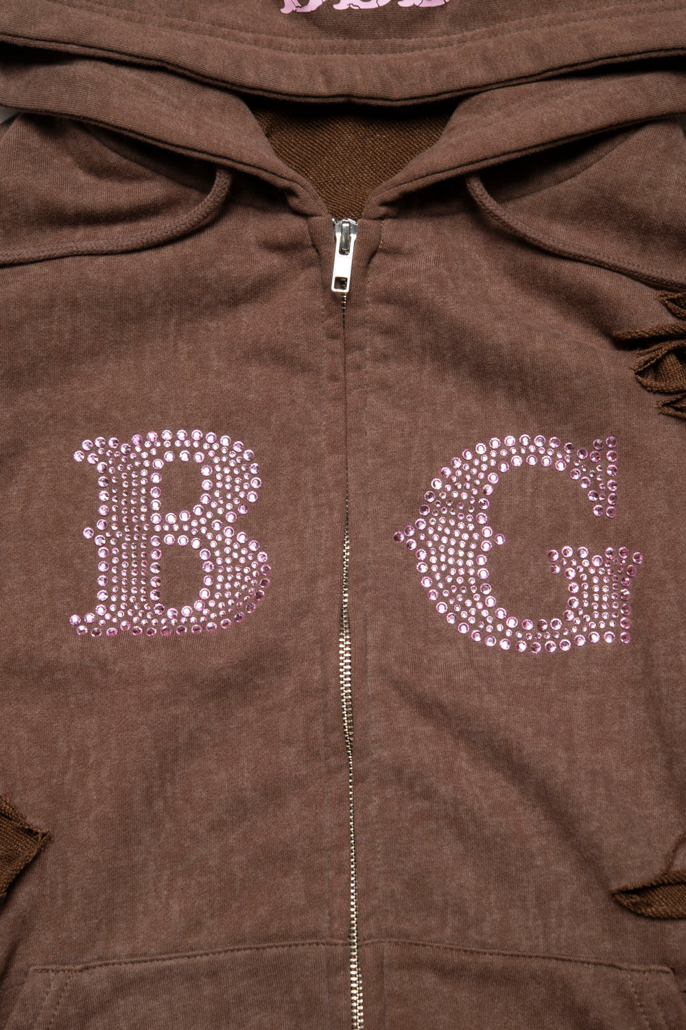 FADE DAMAGE ZIP HOODIE