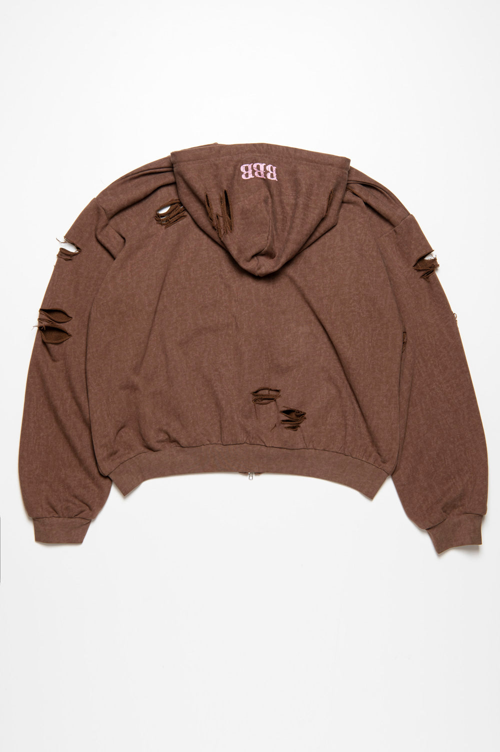 FADE DAMAGE ZIP HOODIE