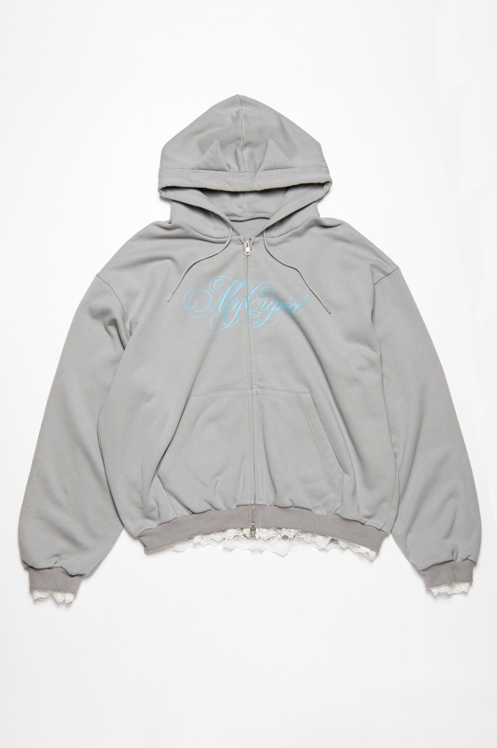 CAT EARS ZIP HOODIE