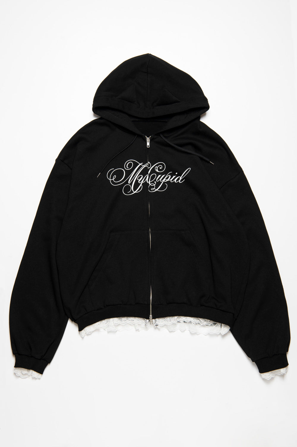 CAT EARS ZIP HOODIE