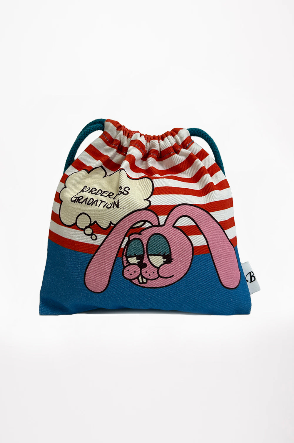 RETRO AMERICAN BIGGIE DRAWSTRING POUCH