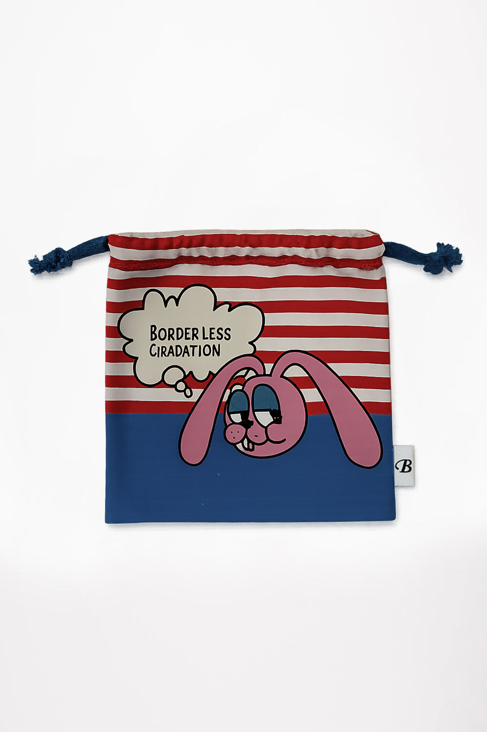 RETRO AMERICAN BIGGIE DRAWSTRING POUCH