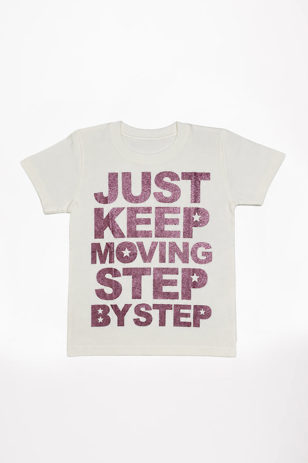 JUST KEEP MOVING STEP BY STEP TEE
