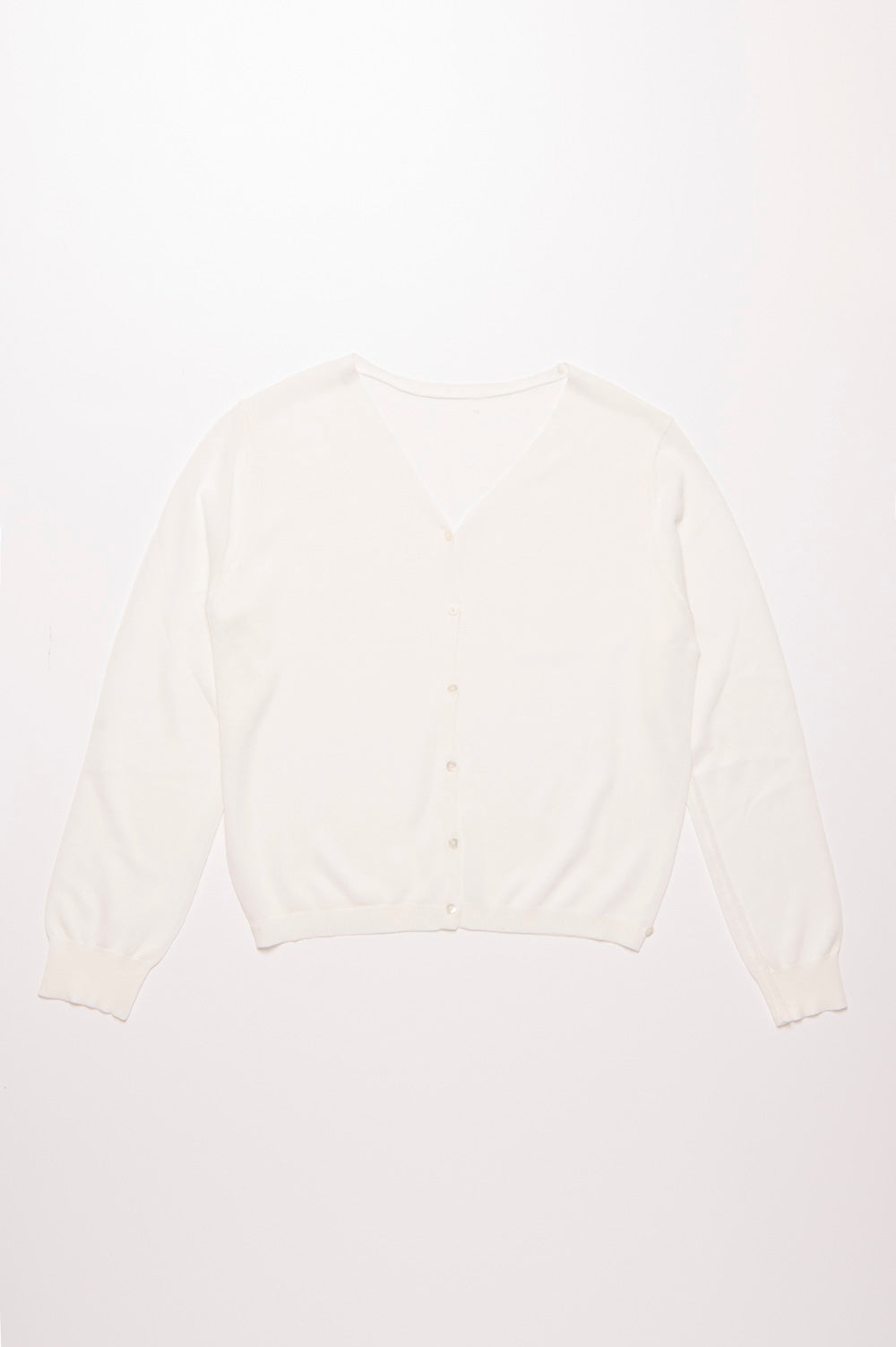 シアーVネックカーディガン