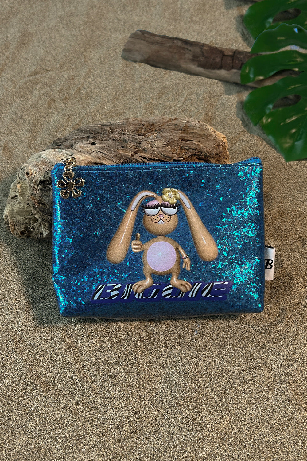 GAL BIGGIE GLITTER POUCH