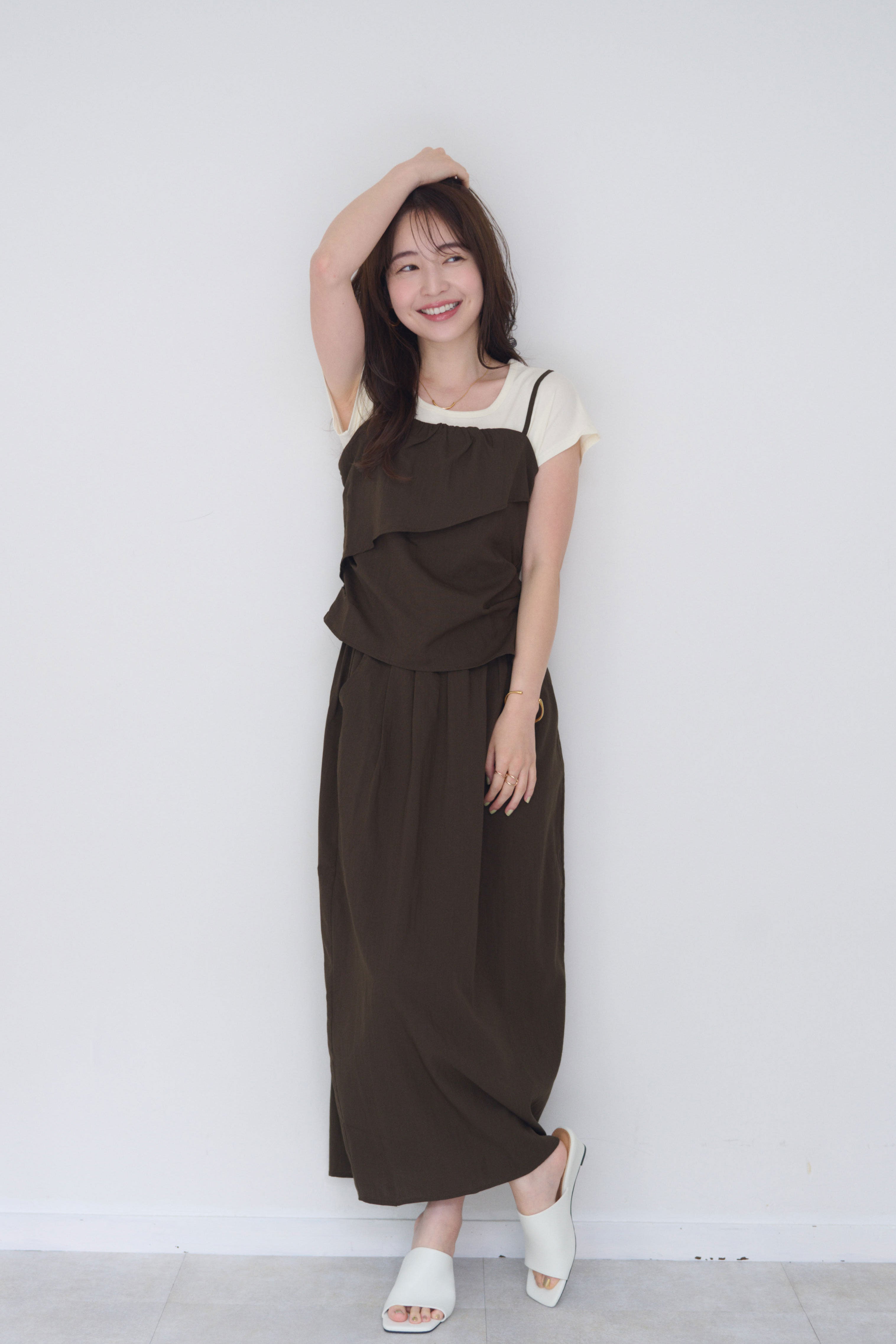 ストレートロングスカート
