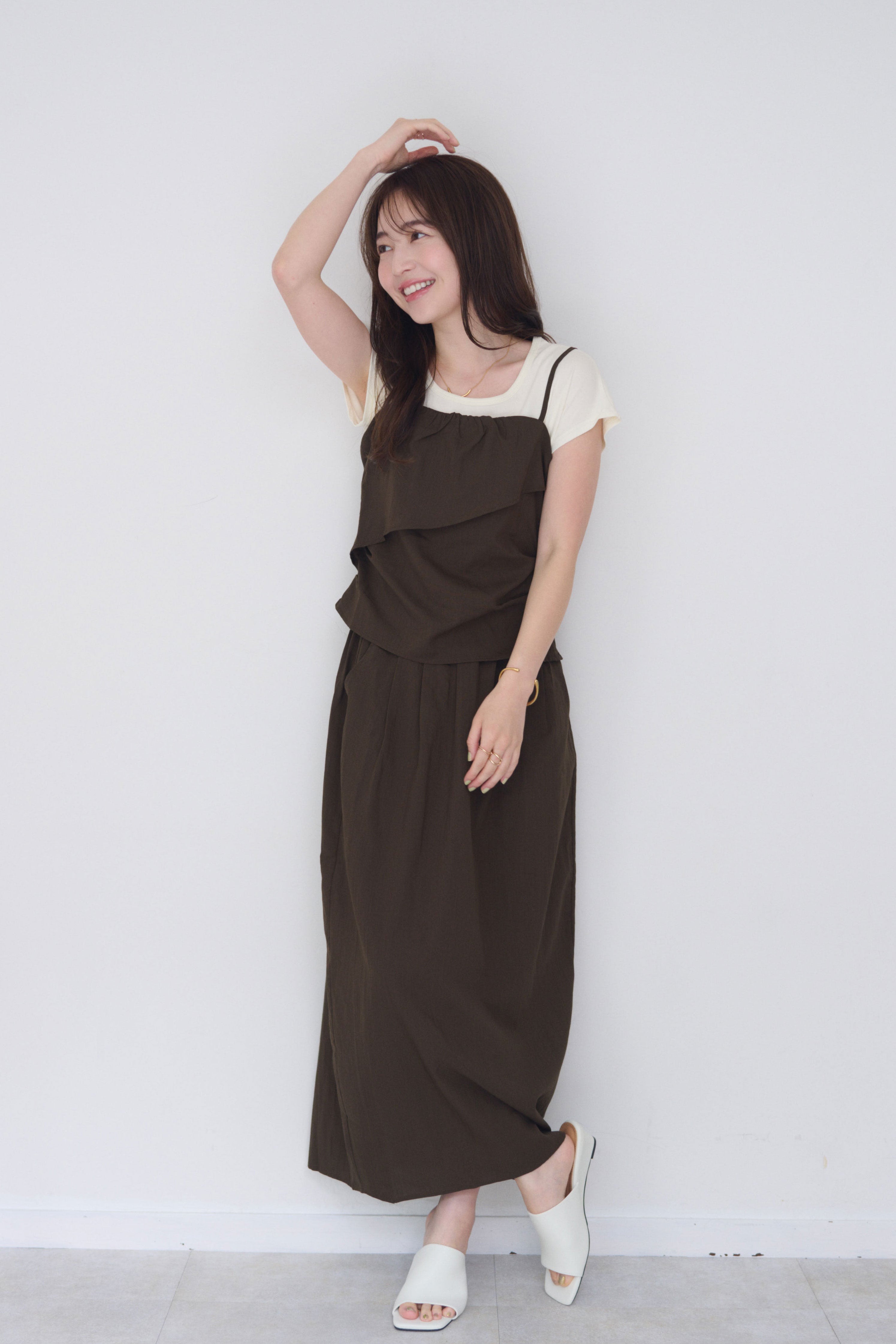 ストレートロングスカート