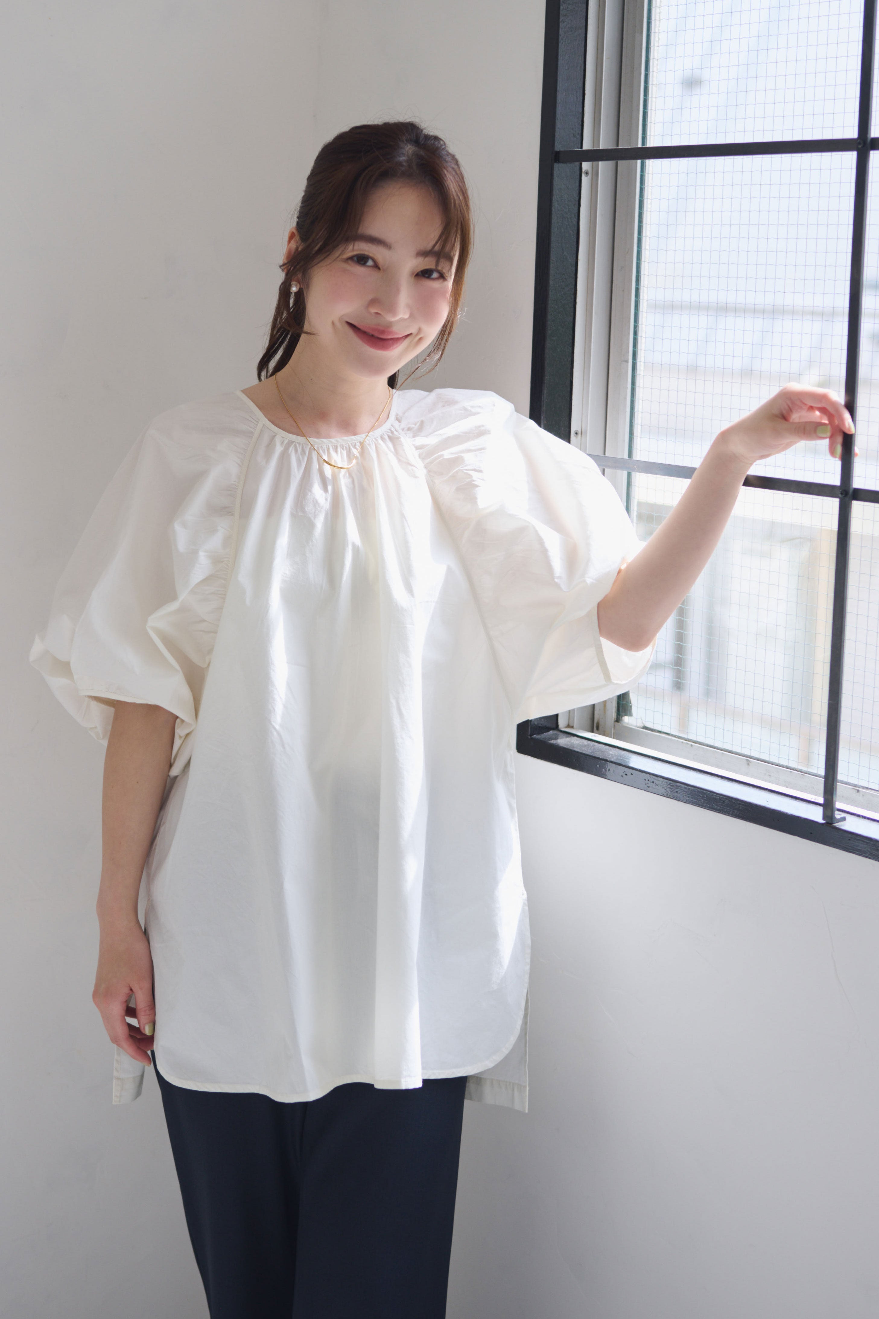 <CP対象商品>バックオープンプルオーバー