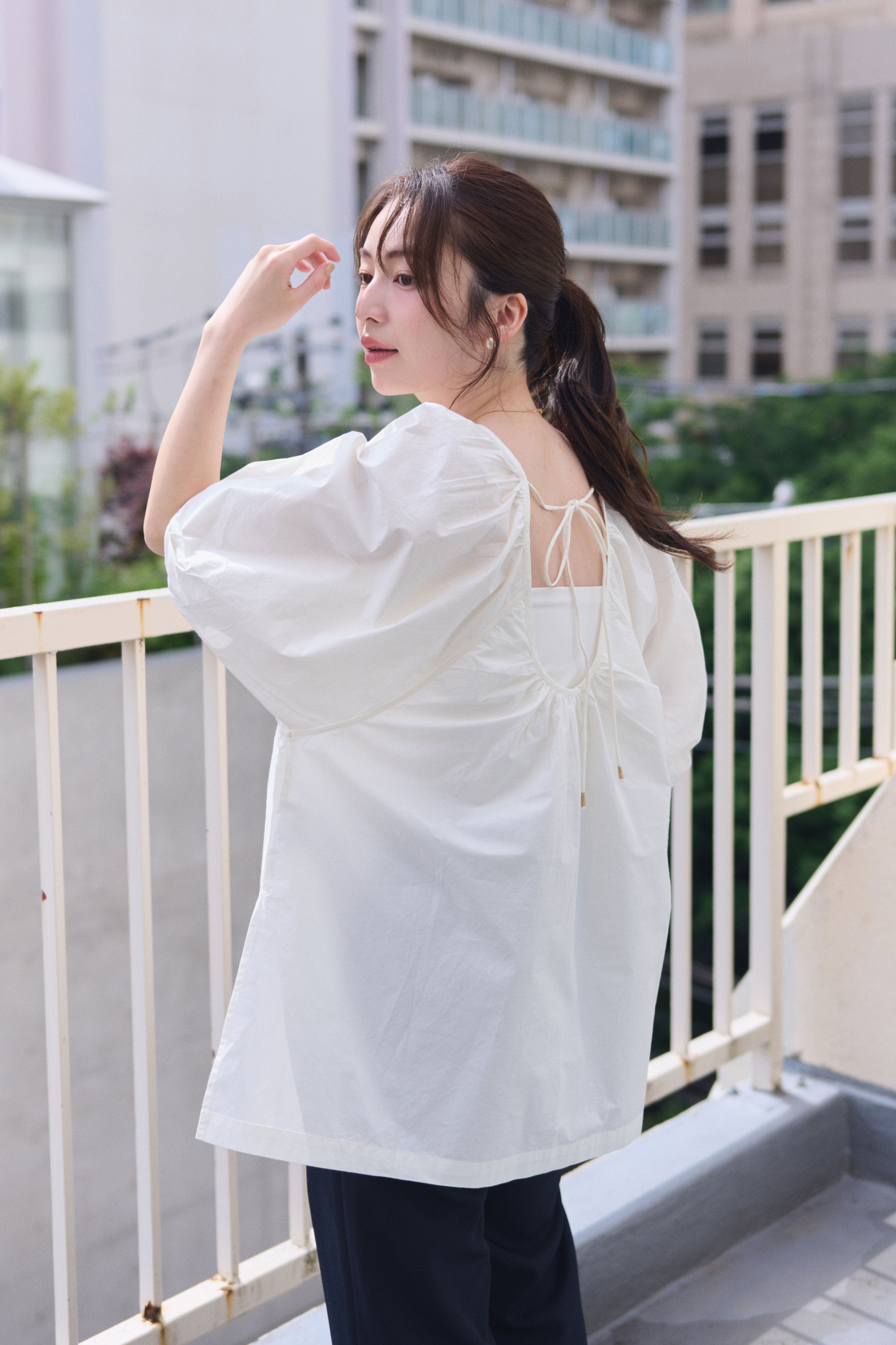 <CP対象商品>バックオープンプルオーバー