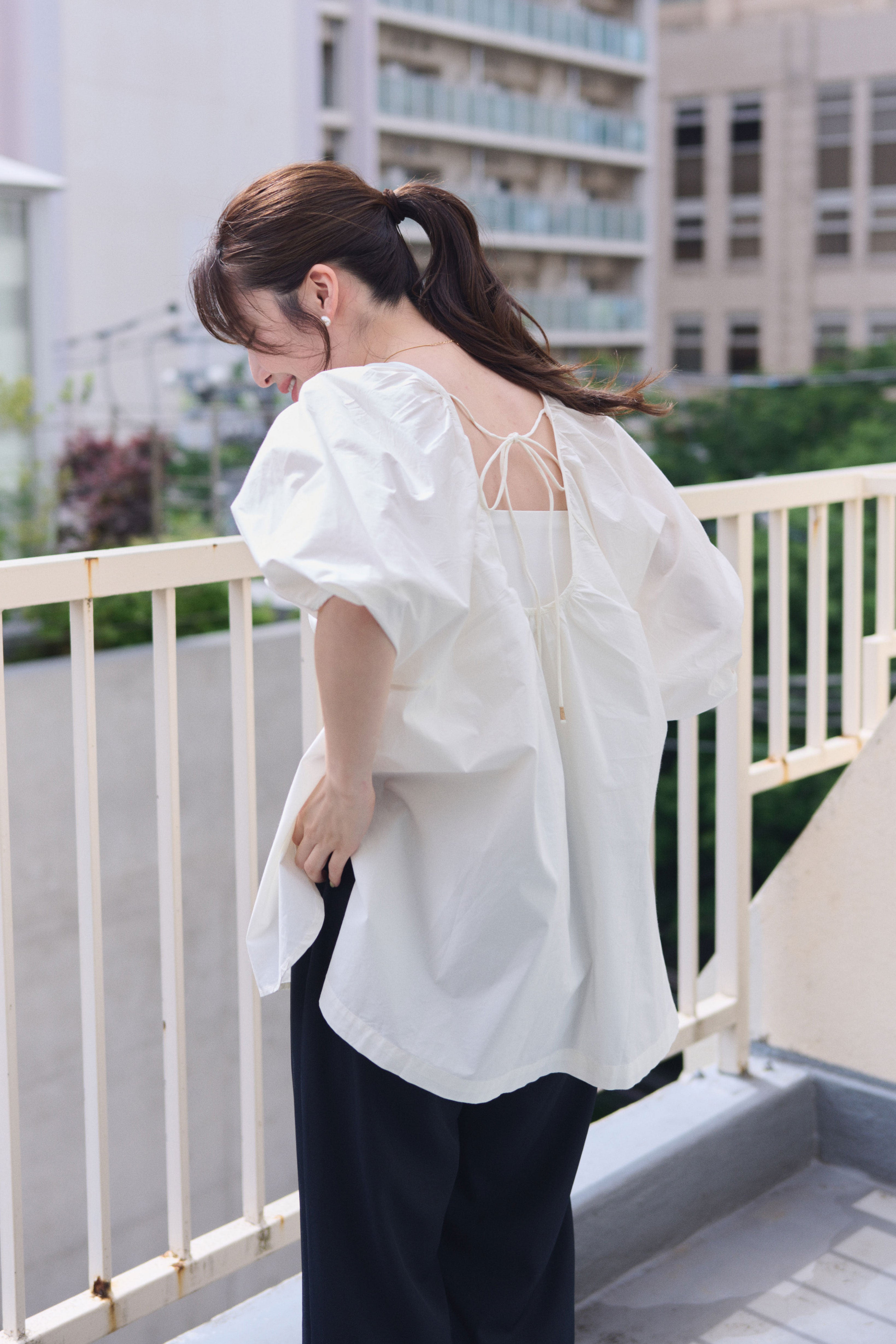 <CP対象商品>バックオープンプルオーバー