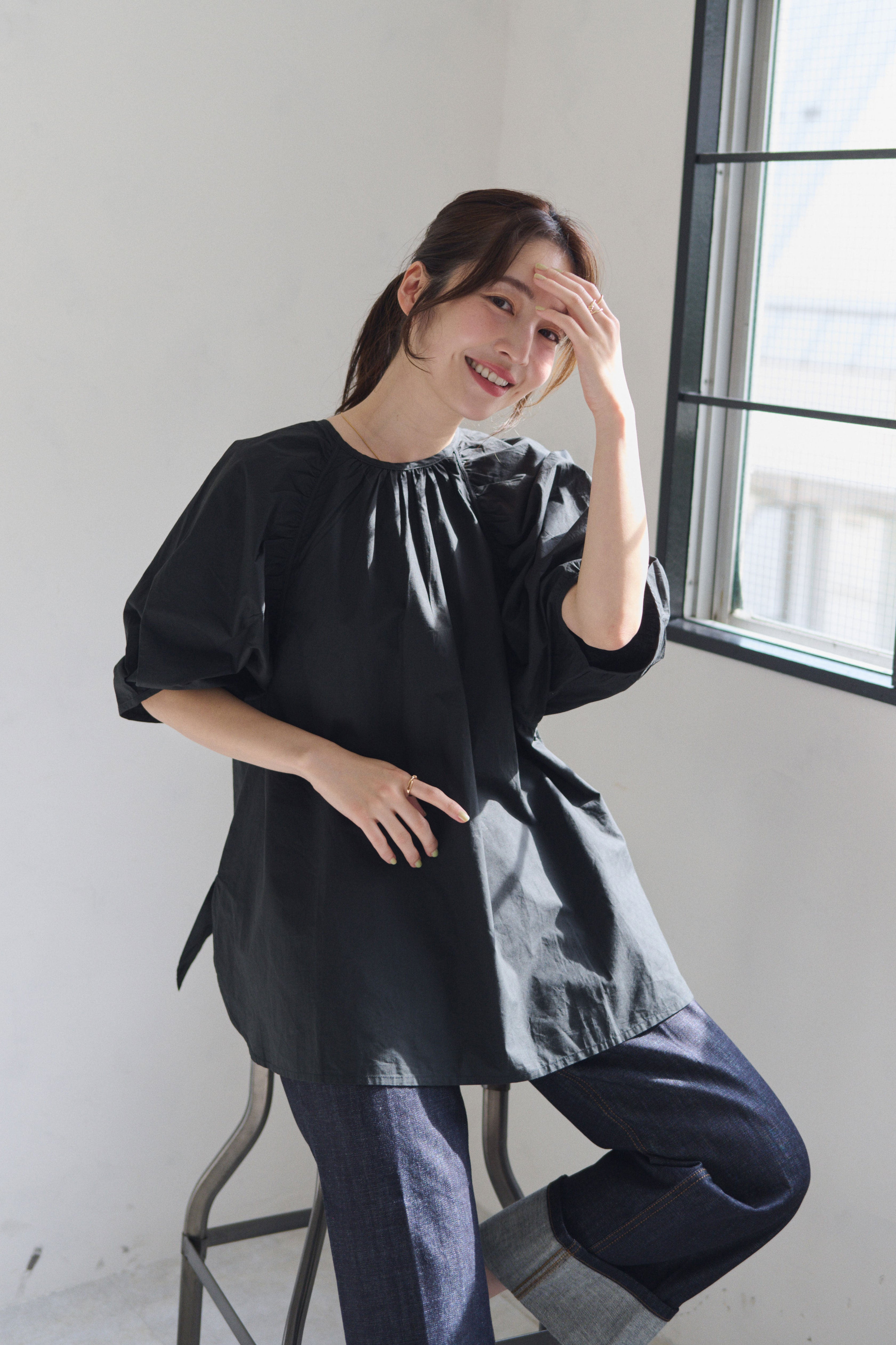 <CP対象商品>バックオープンプルオーバー