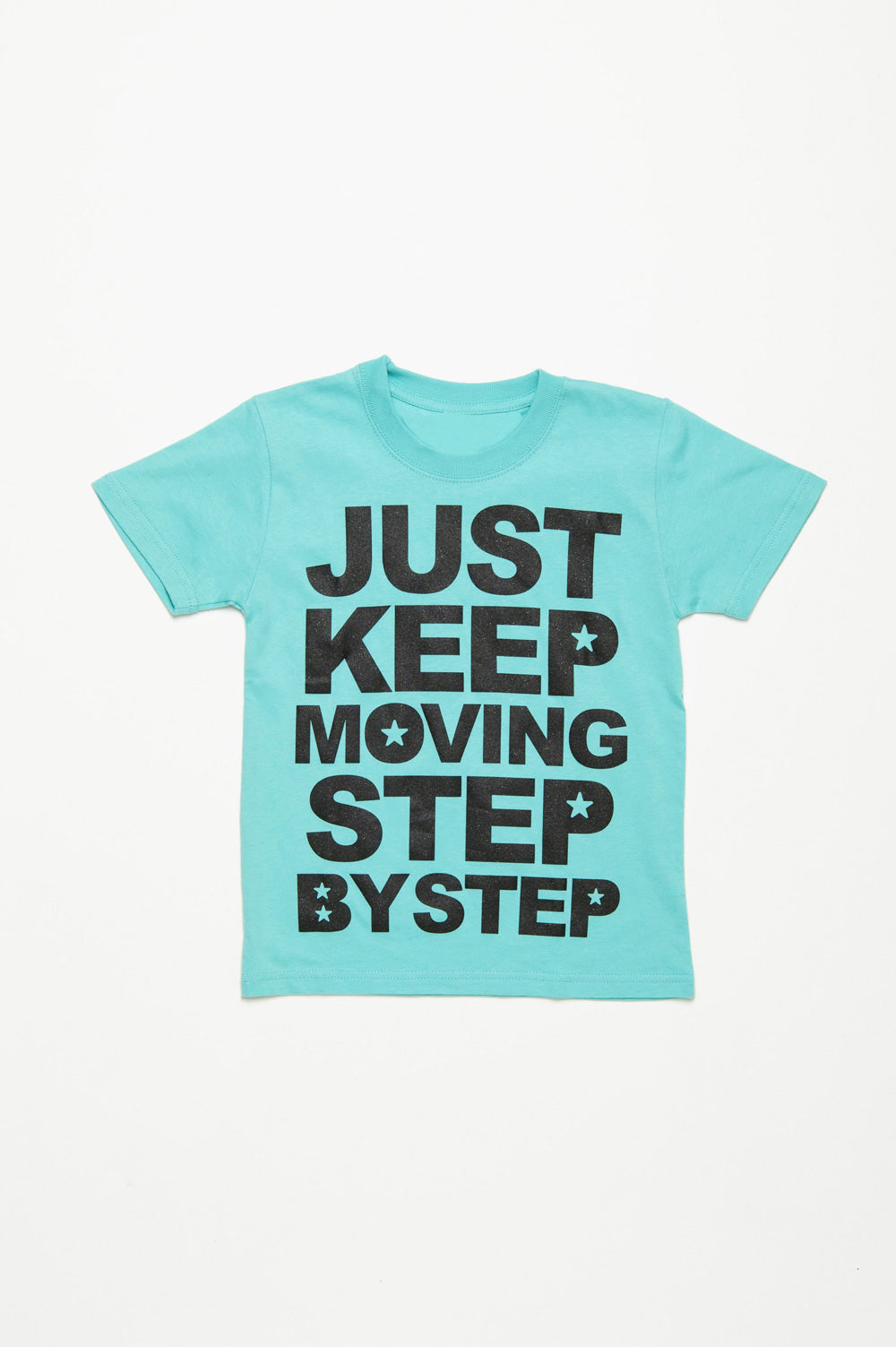 JUST KEEP MOVING STEP BY STEP TEE