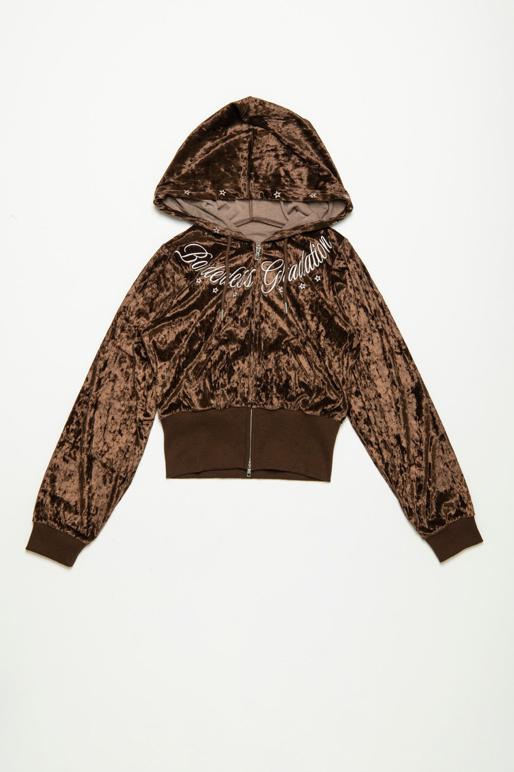 VELOR ZIP HOODIE