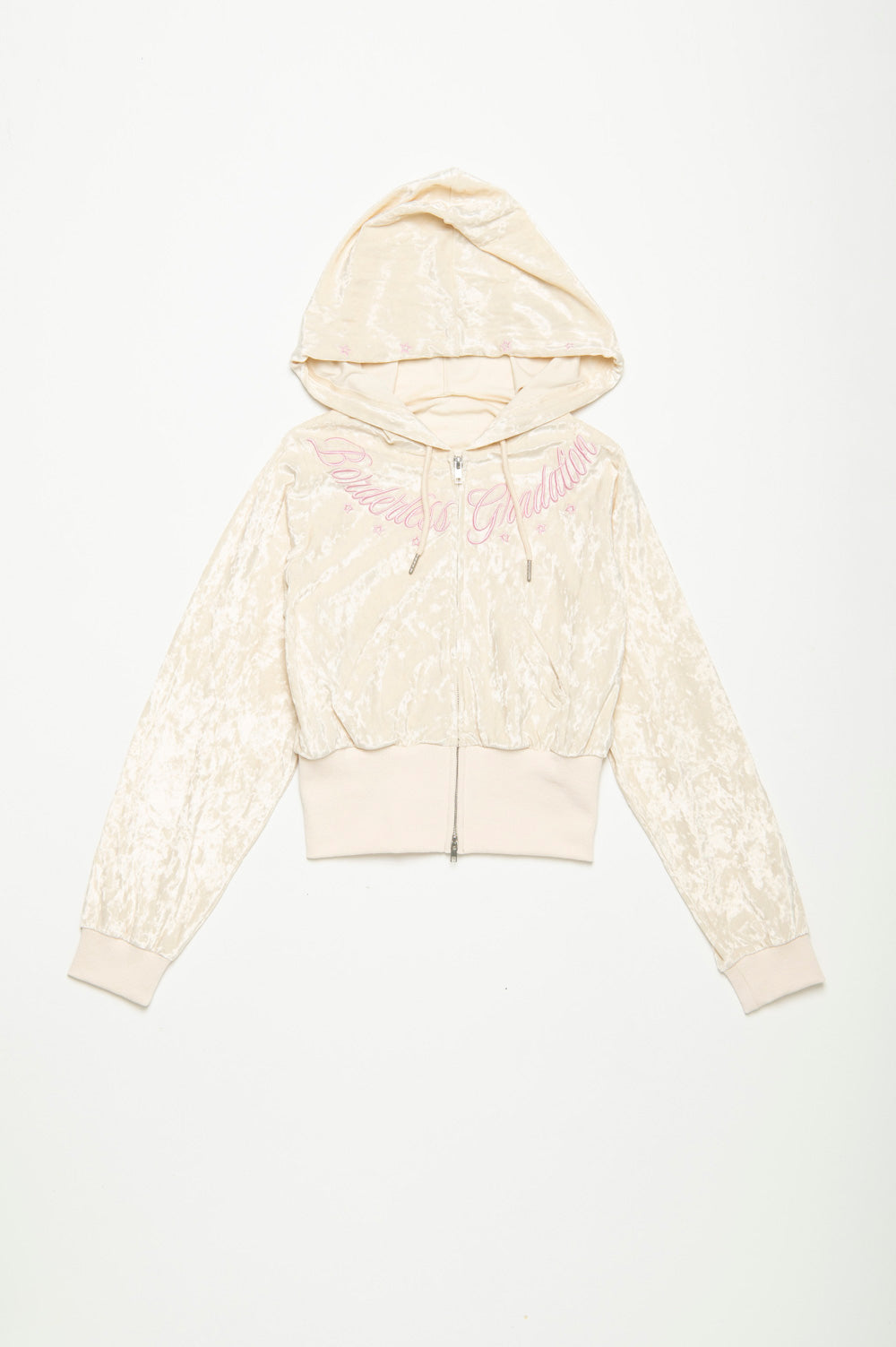 VELOR ZIP HOODIE