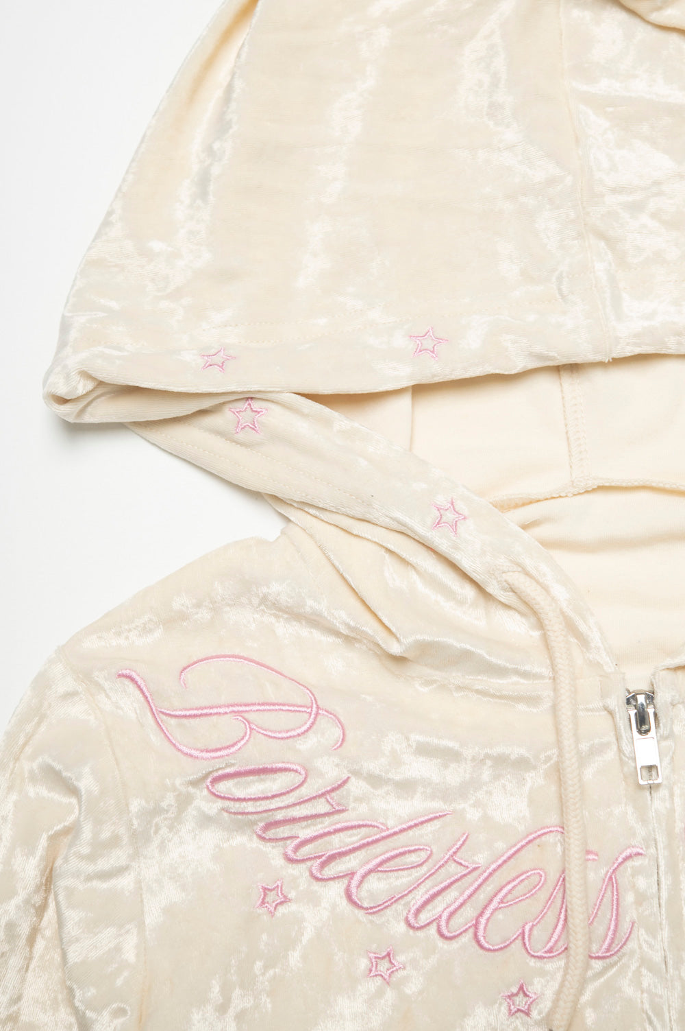 VELOR ZIP HOODIE