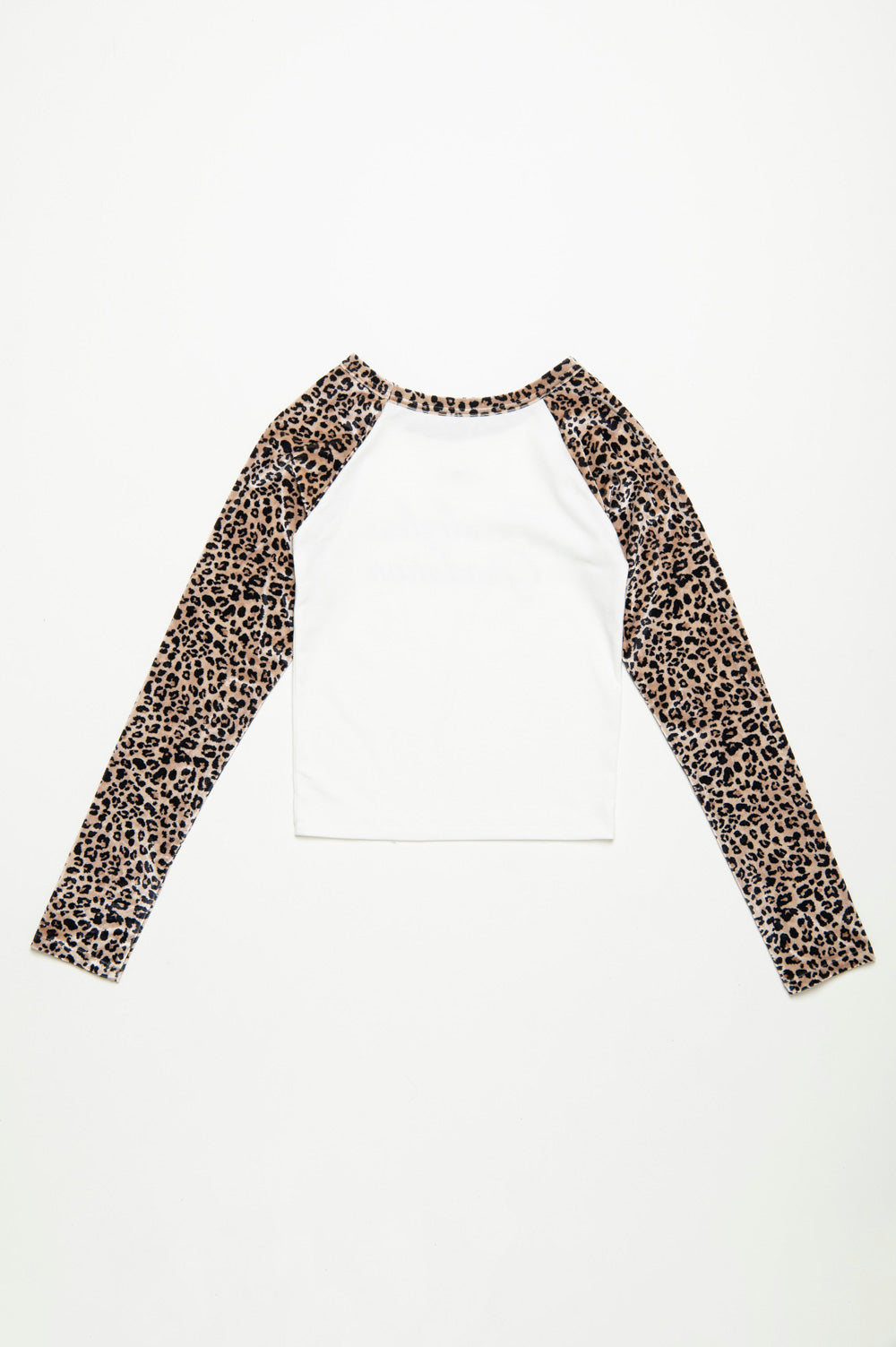 VELOR LEOPARD RAGLAN SLEEVE