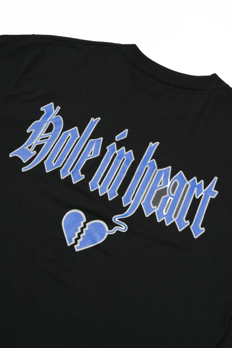 HOLE IN HEART OLD ENGLISH TEE