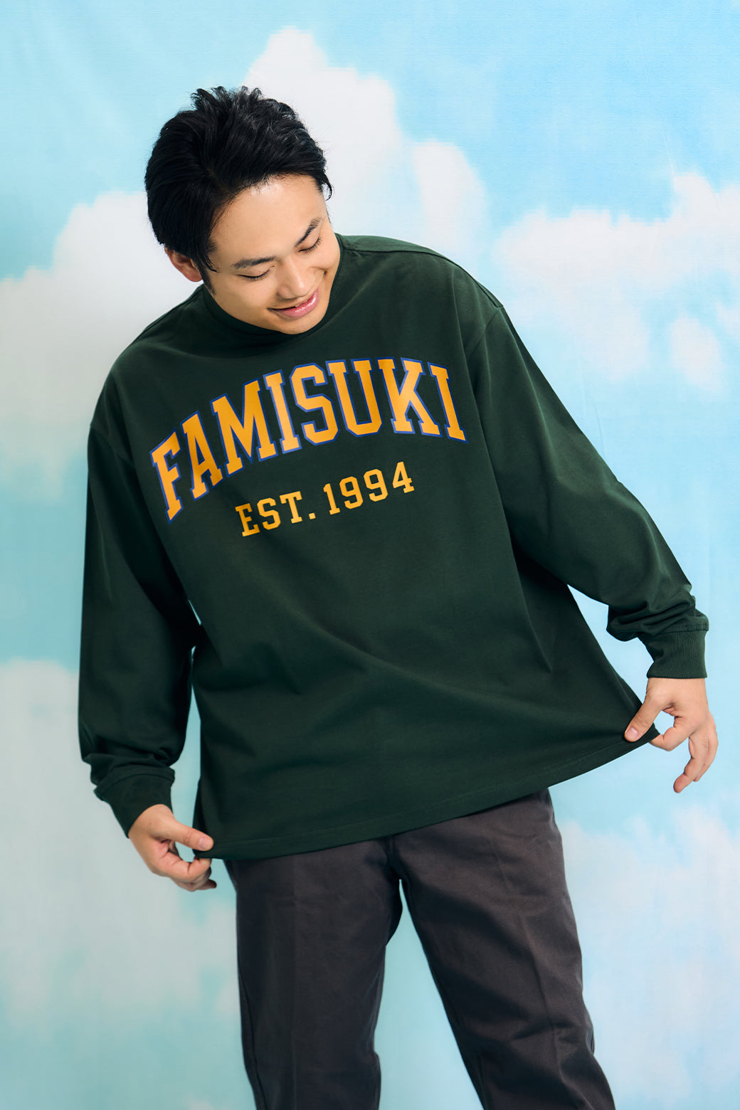 COLLEGE LOGO L/S TEE
