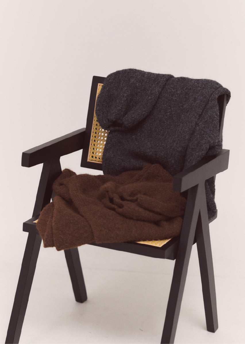 シャギーニットコクーンカーディガン