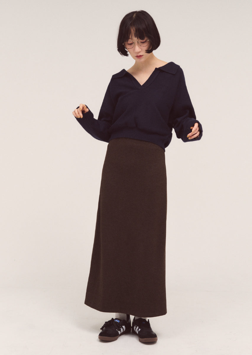 ウォームジャージートレートロングスカート