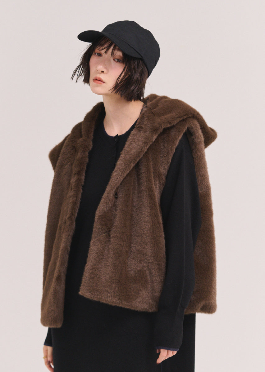 ファーベスト フェイクファーベスト