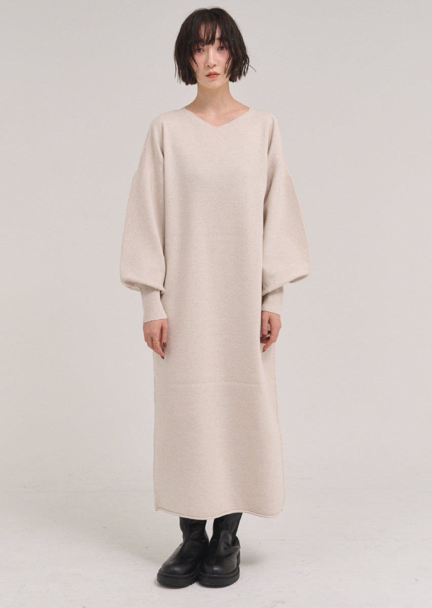 ボリュームスリーブワンピース