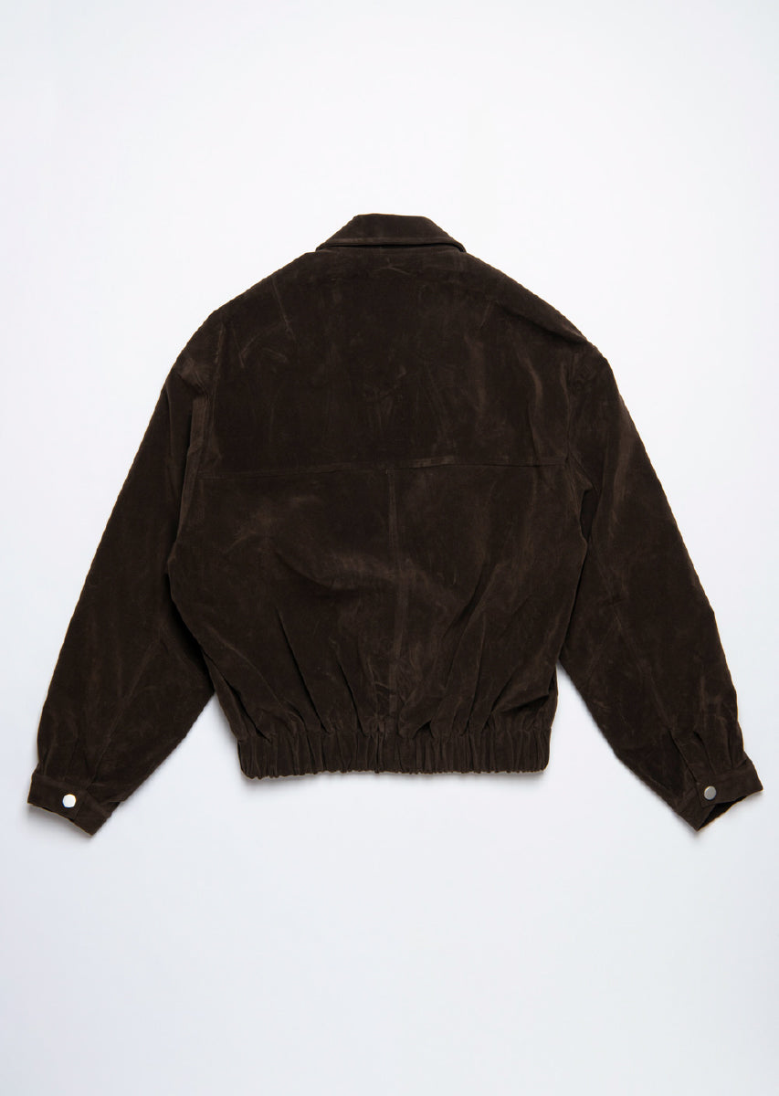 フェイクスウェードブルゾン