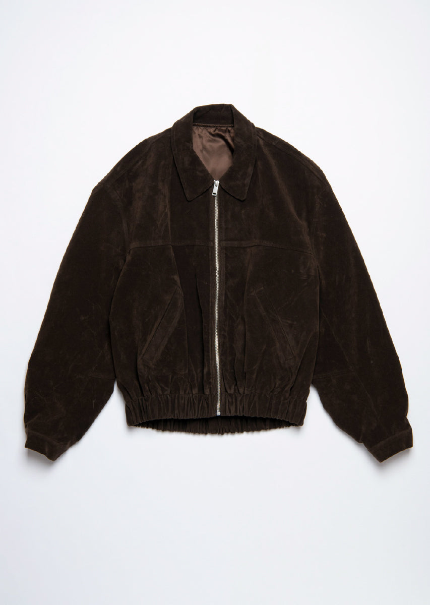 フェイクスウェードブルゾン