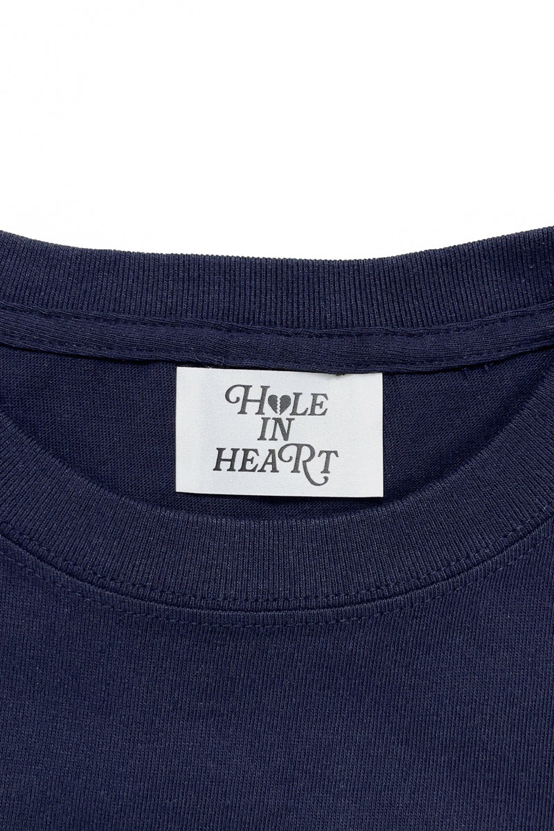 HOLE IN HEART BASEBALL TEE