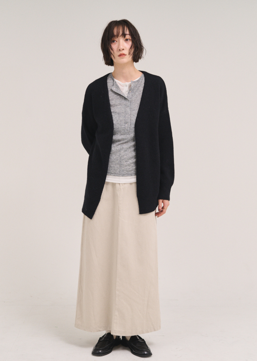 ベーシックオーバーカーディガン