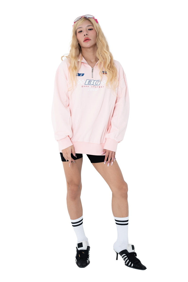 HALF ZIP RACING PULLOVER