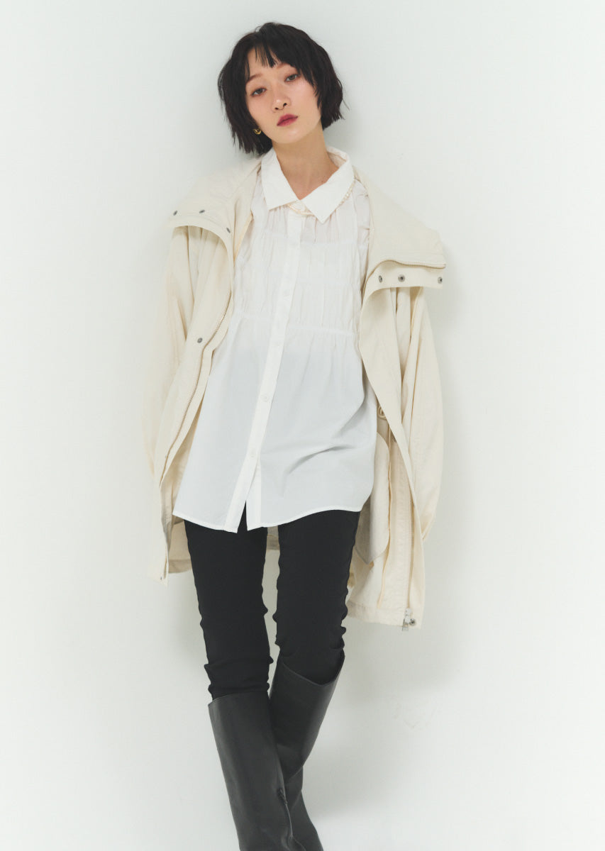 ナイロンミディマウンテンパーカー